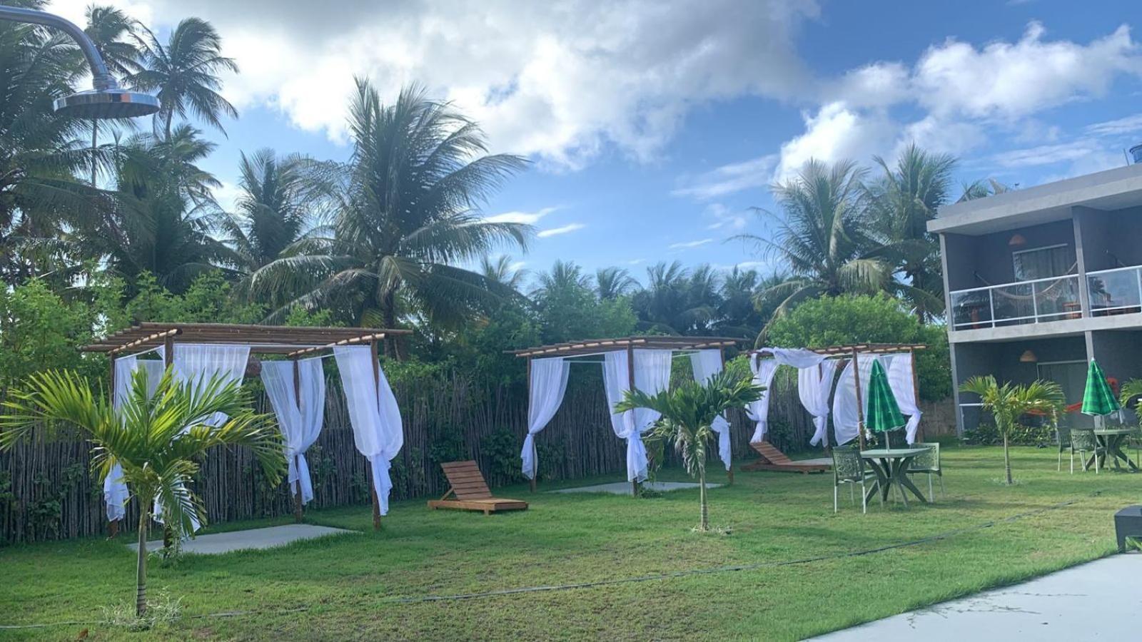 Pousada Pe Na Areia São Miguel dos Milagres Exterior foto